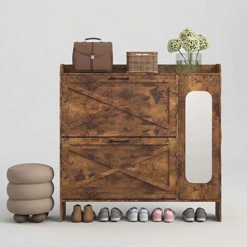 59-Inch Wavy Sideboard with Four Doors